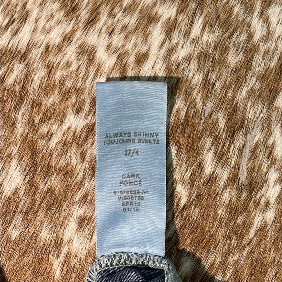 Dark blue skinny jeans from GAP size 27/4 - Picture 4 of 4